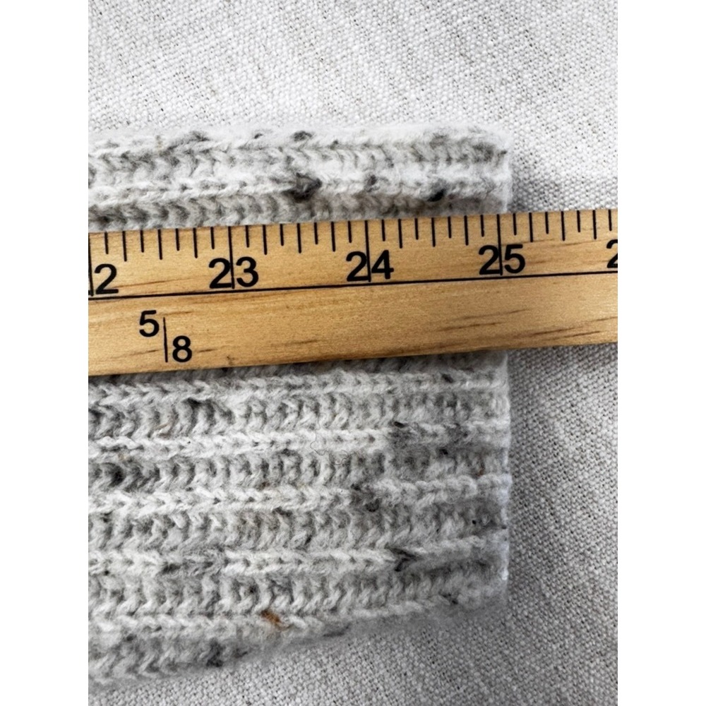 Madewell Donegal Flecked Shaker Stitch Pullover Sweater Grey Womens‎ Size S - Picture 9 of 15